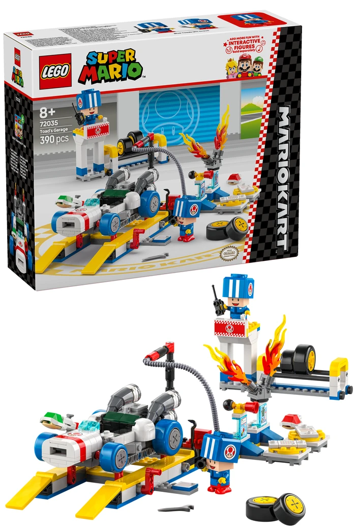 Thumbnail 2 de LEGO Super Mario: Mario Kart Toads Werkstatt 72035 🧱