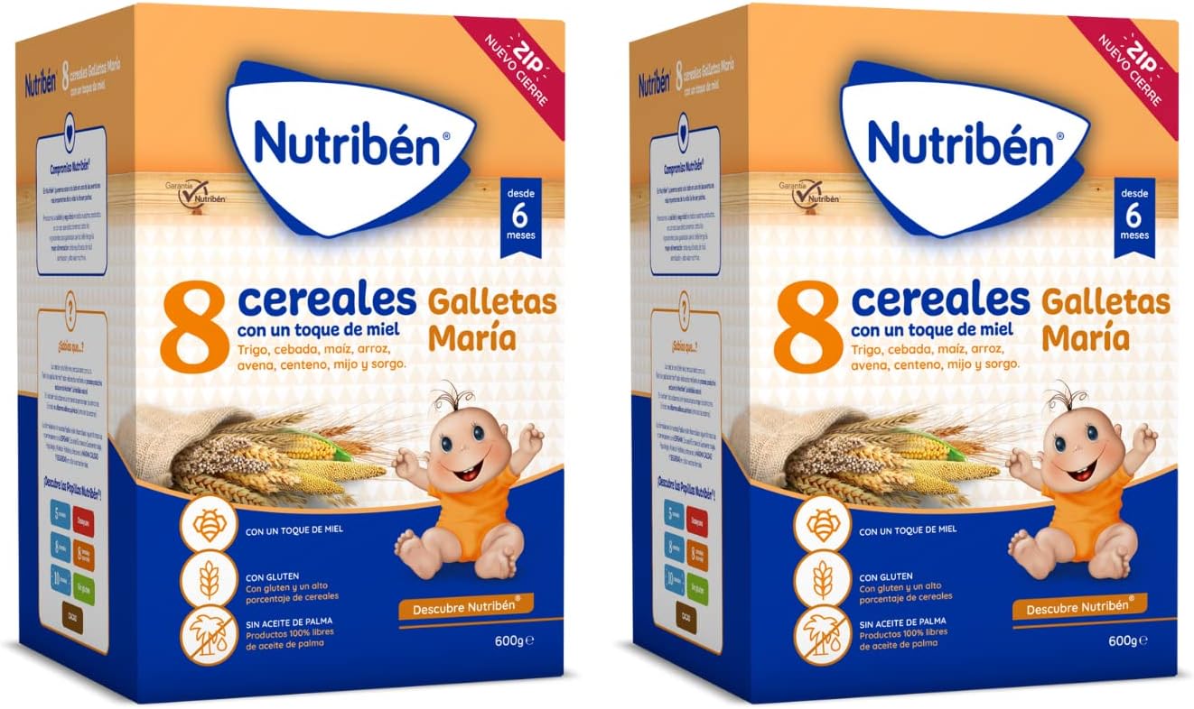 Thumbnail 4 de Nutribén Papilla 8 Cereales con Miel y Galletas