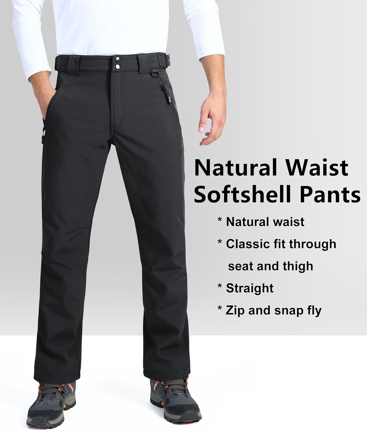 Thumbnail 5 de Outdoor Ventures Mens Waterproof Trousers 1-layer hiking trousers