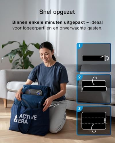 Thumbnail 2 de Active Era Matelas Gonflable 2 Personnes 152×203×35,5 cm — Confort Max, Pompe Électrique Intégrée