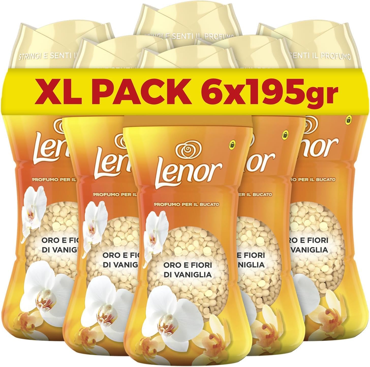 Thumbnail 6 de Lenor Profumatore Bucato Perle Profumate Lavatrice Gelsomino Scarlatto – Maxi formato