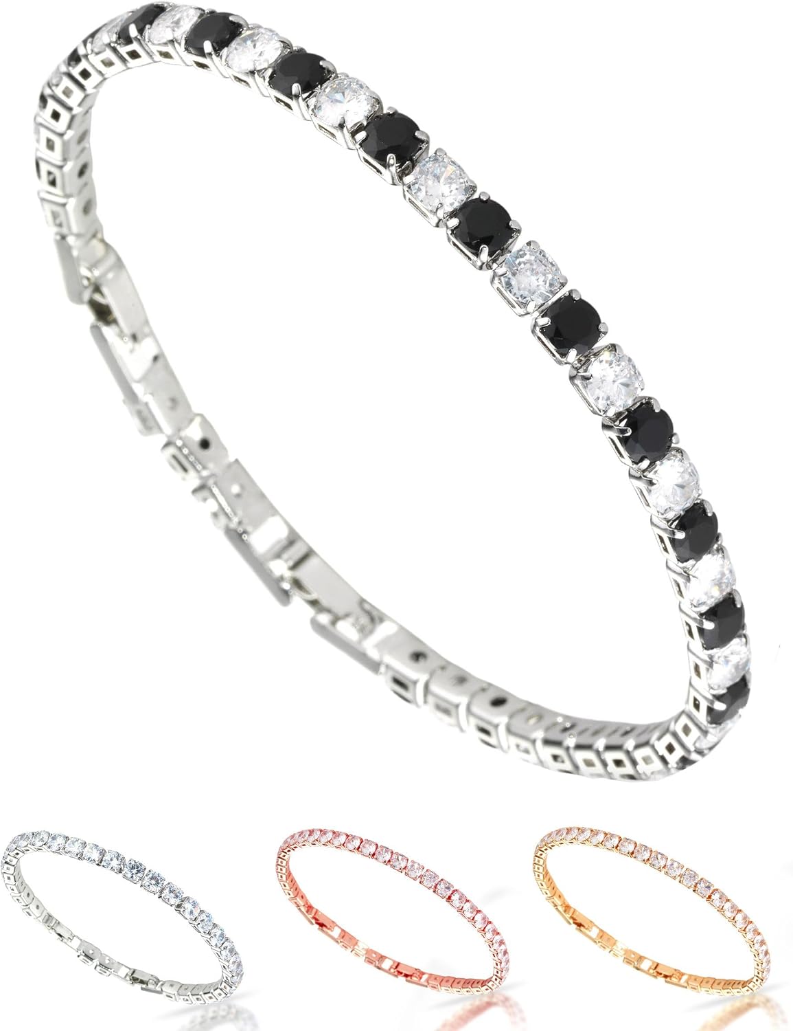 Detalle de inSCINTILLE Bracelet Tennis 17/20 cm đź’Ť