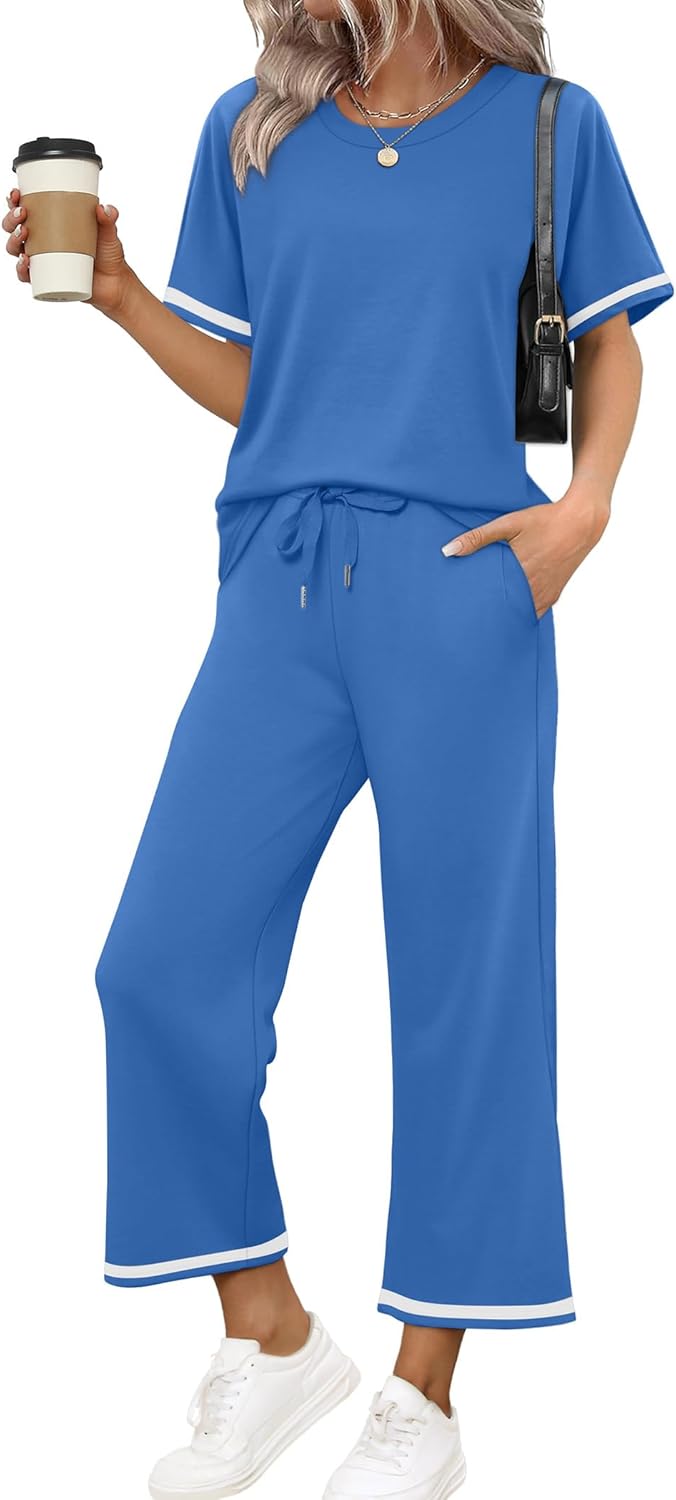 Thumbnail 1 de Sampeel 2 Piece Sets for Women: Casual Summer Lounge Set with Pockets