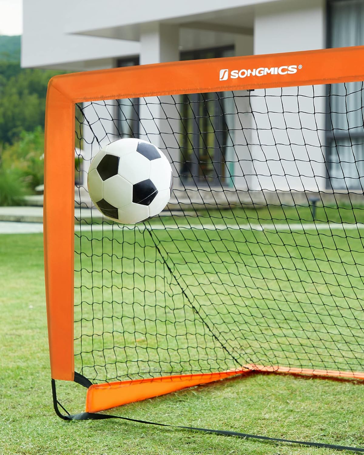 Thumbnail 3 de SONGMICS set of 2 kids’ football goals (4 x 3FT foldable net) with quick assemble frame