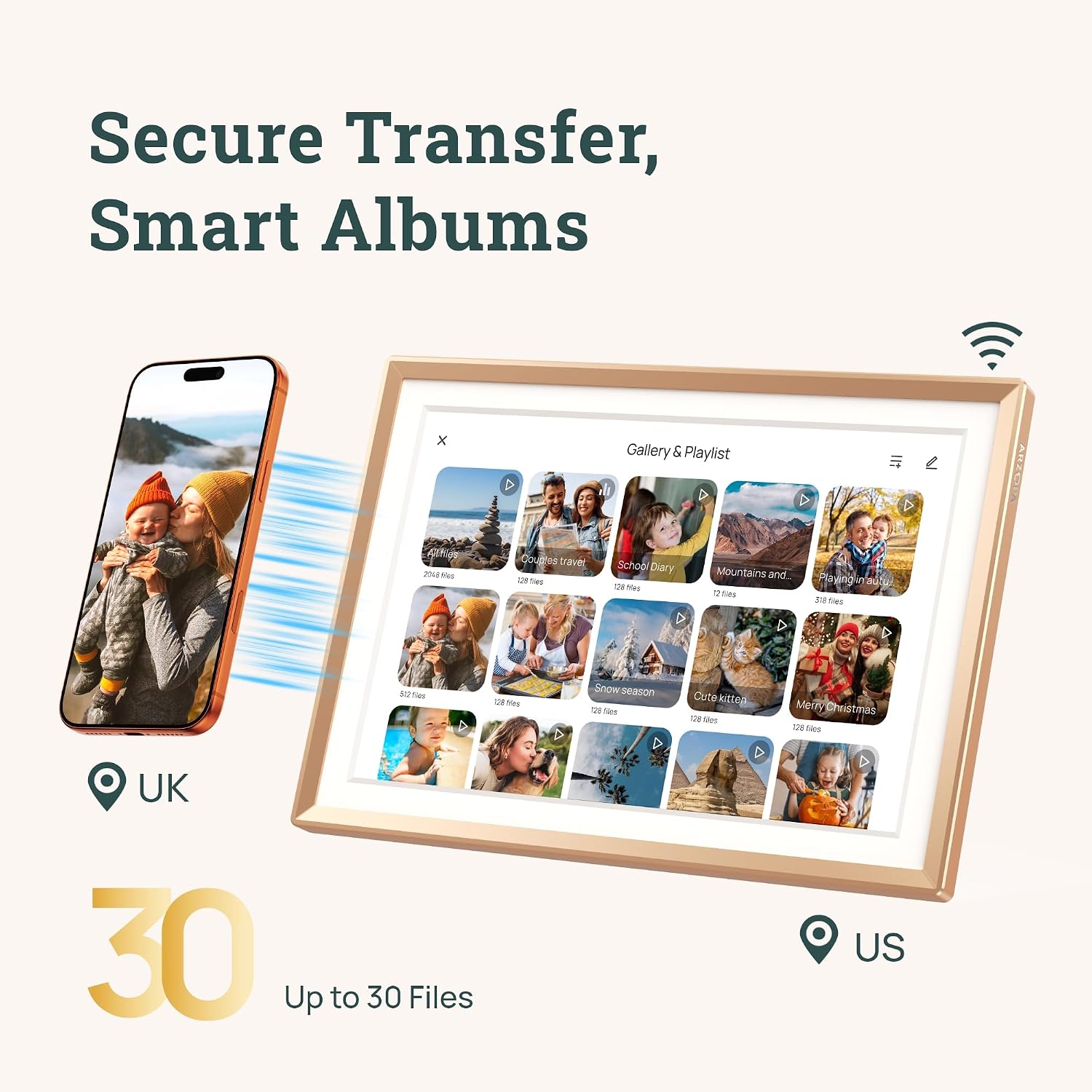 Detalle 2 de ARZOPA D10 10.1" HD Picture Frame