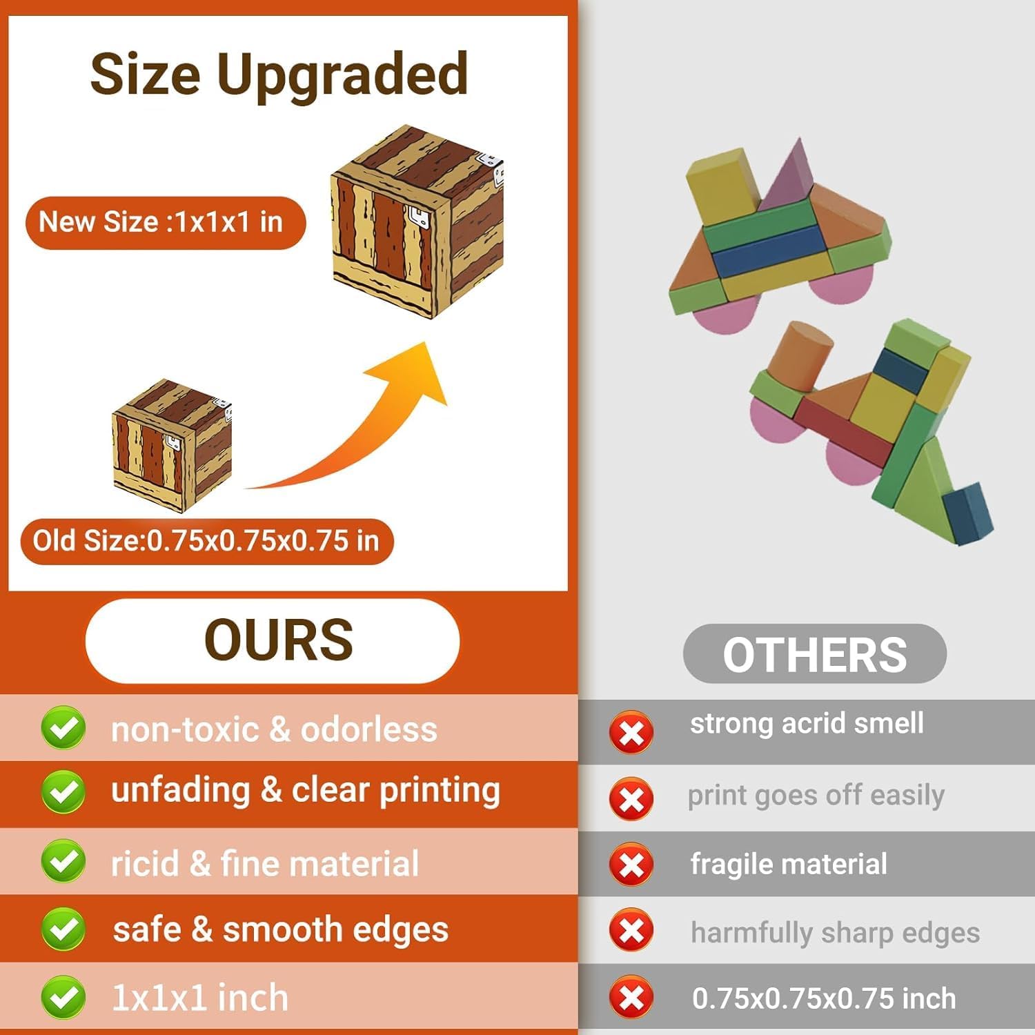 Detalle 2 de Magnetic Blocks 100PCS 1‑inch magnetic building toys 🧩