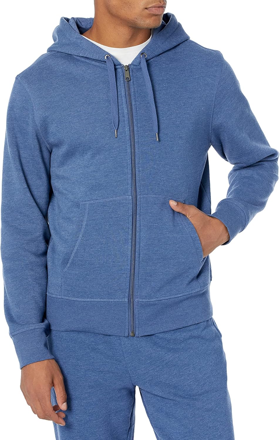 Thumbnail 6 de Amazon Essentials Uomo felpa con cappuccio e cerniera integrale in pile (Big & Tall)