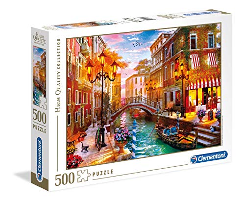 Detalle de Clementoni 35063 Puzzle 500 piezas Atardecer en Venecia