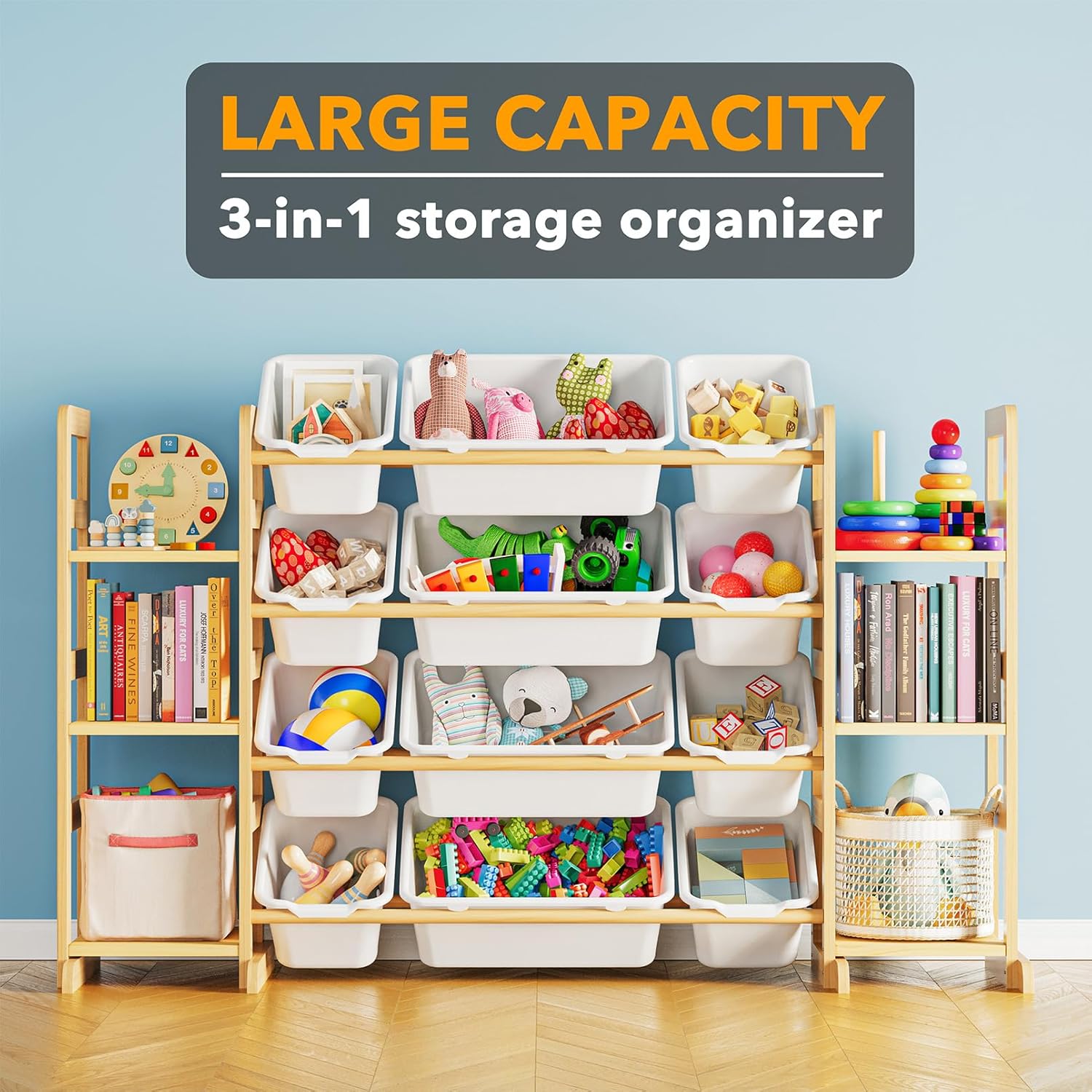 Thumbnail 2 de SpaceAid Toy Storage Organizer 52.3" W