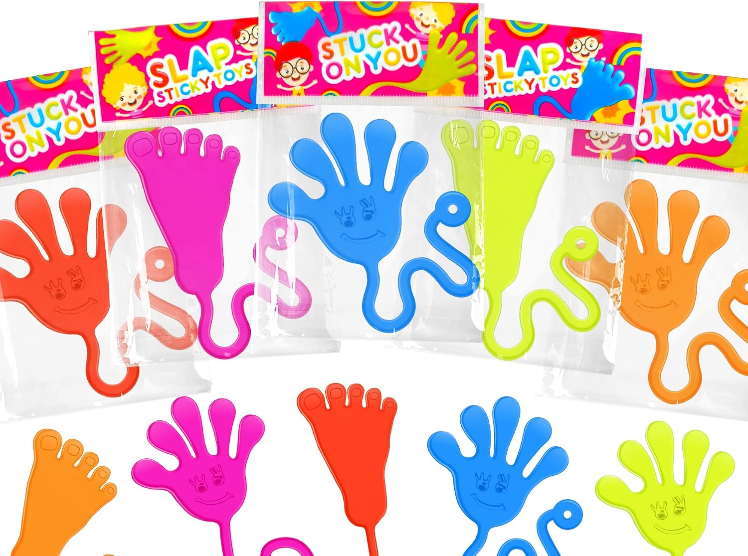 Detalle de Sticky Hands & Feet Party Favors 30 Pack