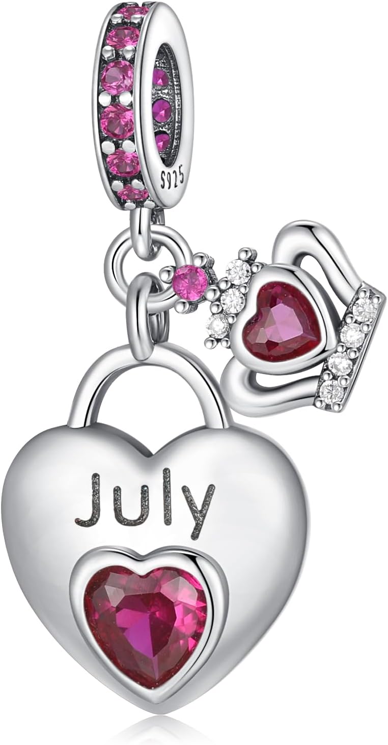 Thumbnail 5 de Vegaine Herz Geburtsstein Charms Anhänger – kompatibel mit Pandora Armbändern