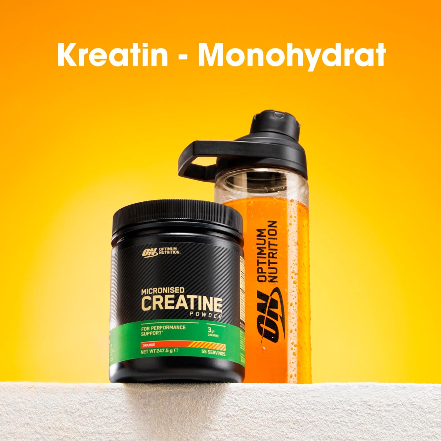 Thumbnail 5 de Optimum Nutrition Mikronisiertes Kreatin Pulver Orange, 247,5 g – 55 Portionen
