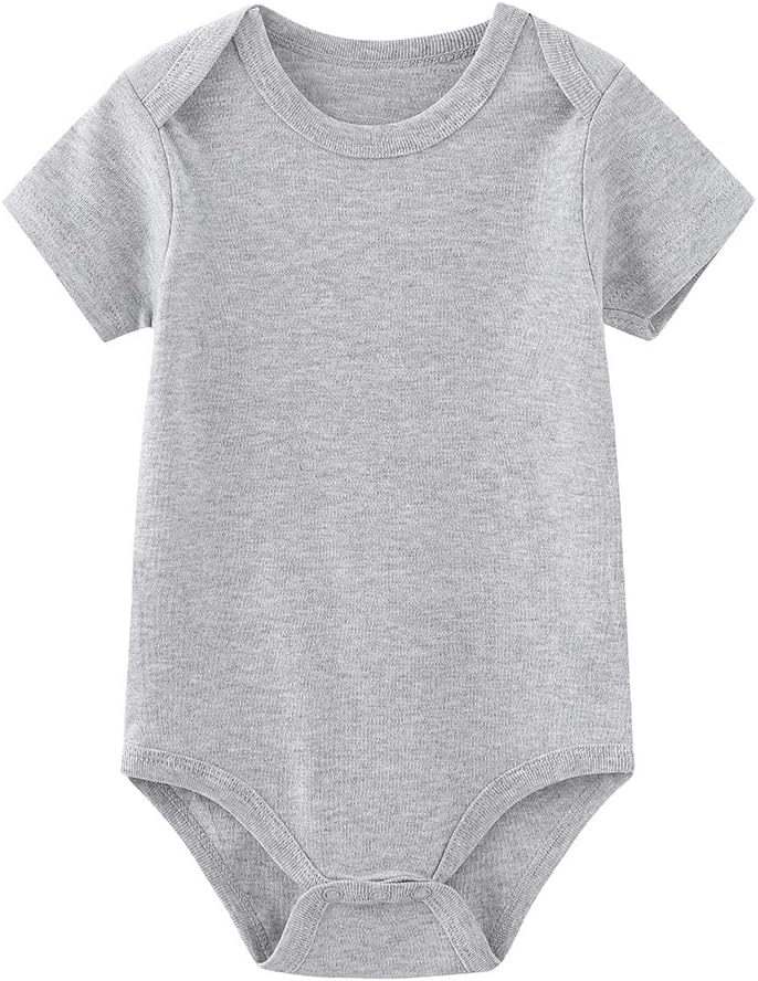 Thumbnail 2 de Chamie Baby Bodysuit Cotton Short Sleeve Vests – 5-Pack for Newborns (0–12 Months)