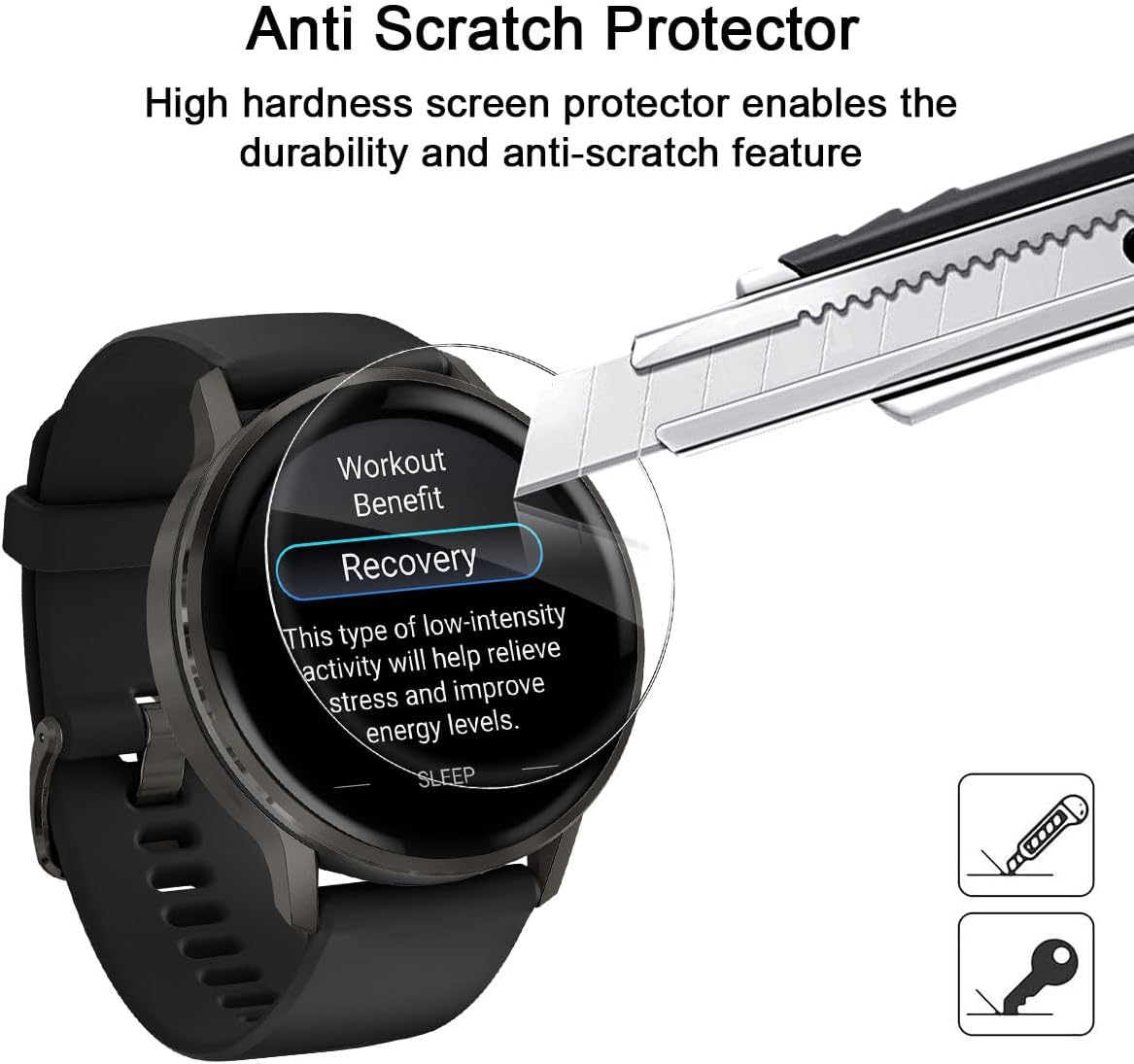 Thumbnail 4 de TUTUO Schutzfolie Garmin Venu 4 45 mm, 6er