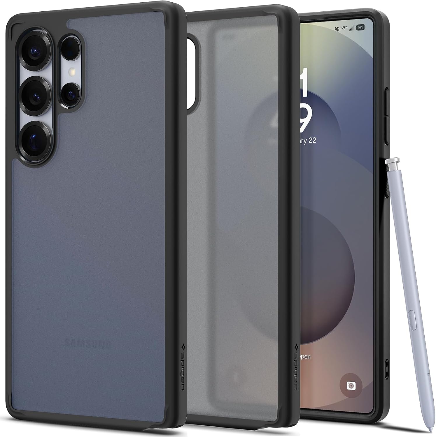 Detalle de Spigen Ultra Hybrid pour Samsung Galaxy S25 Ultra – coque Frost Noir