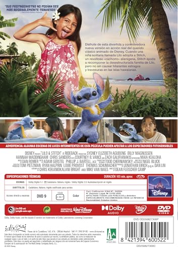 Detalle 2 de Lilo y Stitch (2025) – DVD | Divisa Films