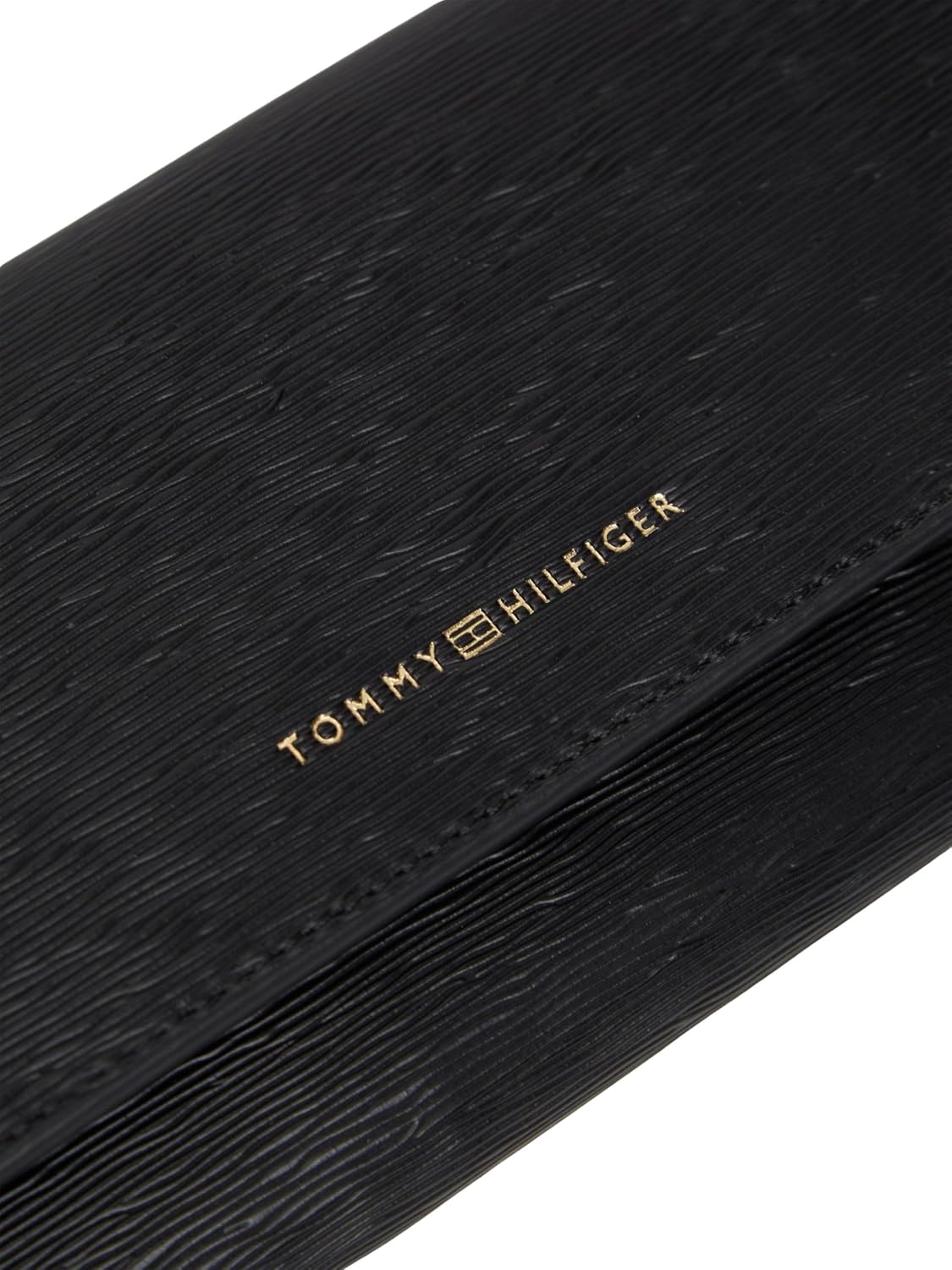 Detalle de Tommy Hilfiger Portafoglio da donna TH Modern Lrg Flap AW0AW18488 Nero