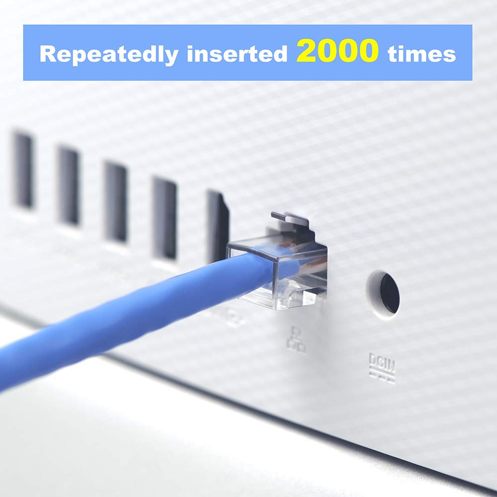 Thumbnail 6 de VCE RJ45 Connector Pass Through Cat6 (100 Pack) – Easy Wiring for Cat6/Cat5e Networks