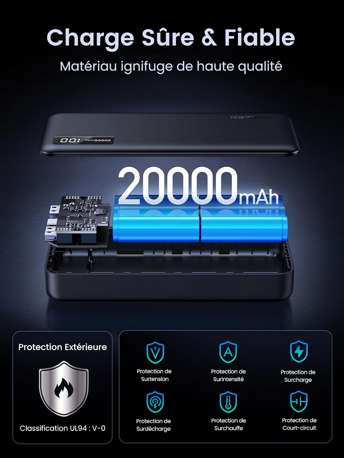 Thumbnail 6 de UGREEN Batterie Externe 20000mAh