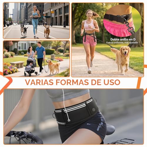 Thumbnail 6 de Looxmeer Correa para Perro Manos Libres con Riñonera: libertad, seguridad y versatilidad para perros grandes y medianos