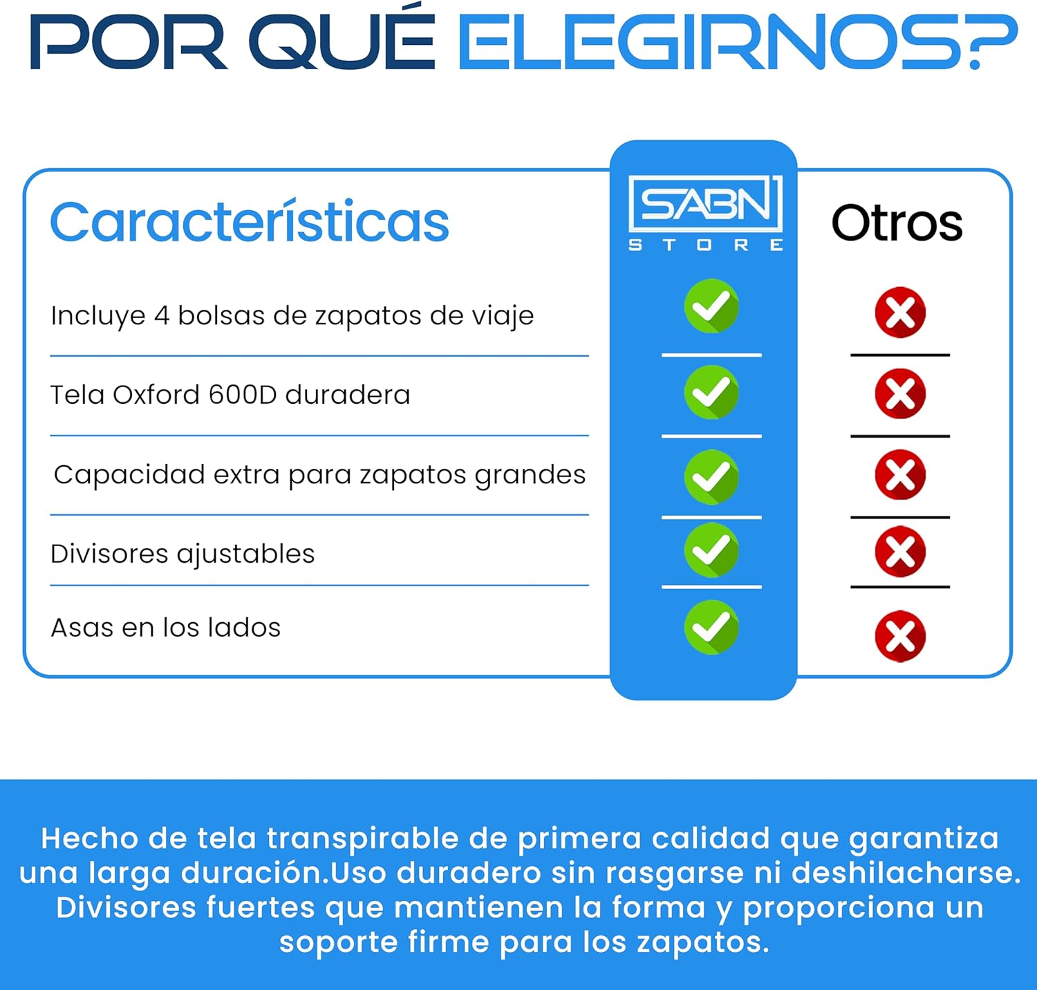 Thumbnail 5 de SABN STORE Organizador Zapatos Armario 4 unidades