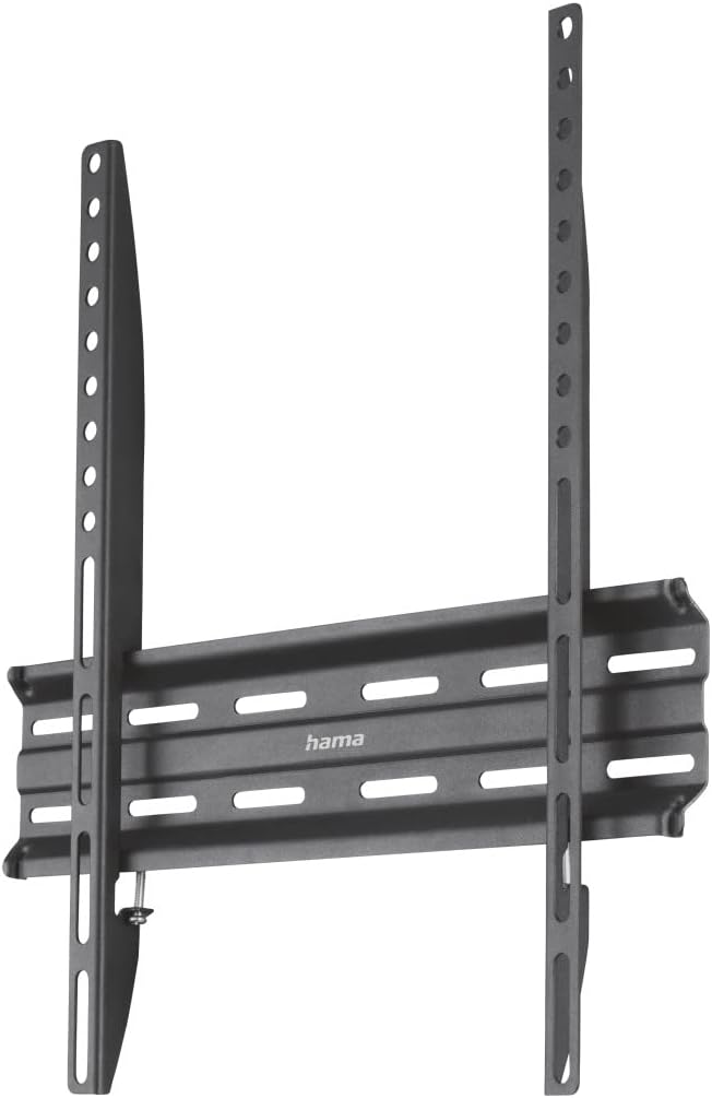 Detalle de Hama TV Wandhalterung für Flat-TVs bis 65 Zoll – flach, starr, VESA 75×75 bis 200×200, bis 35 kg