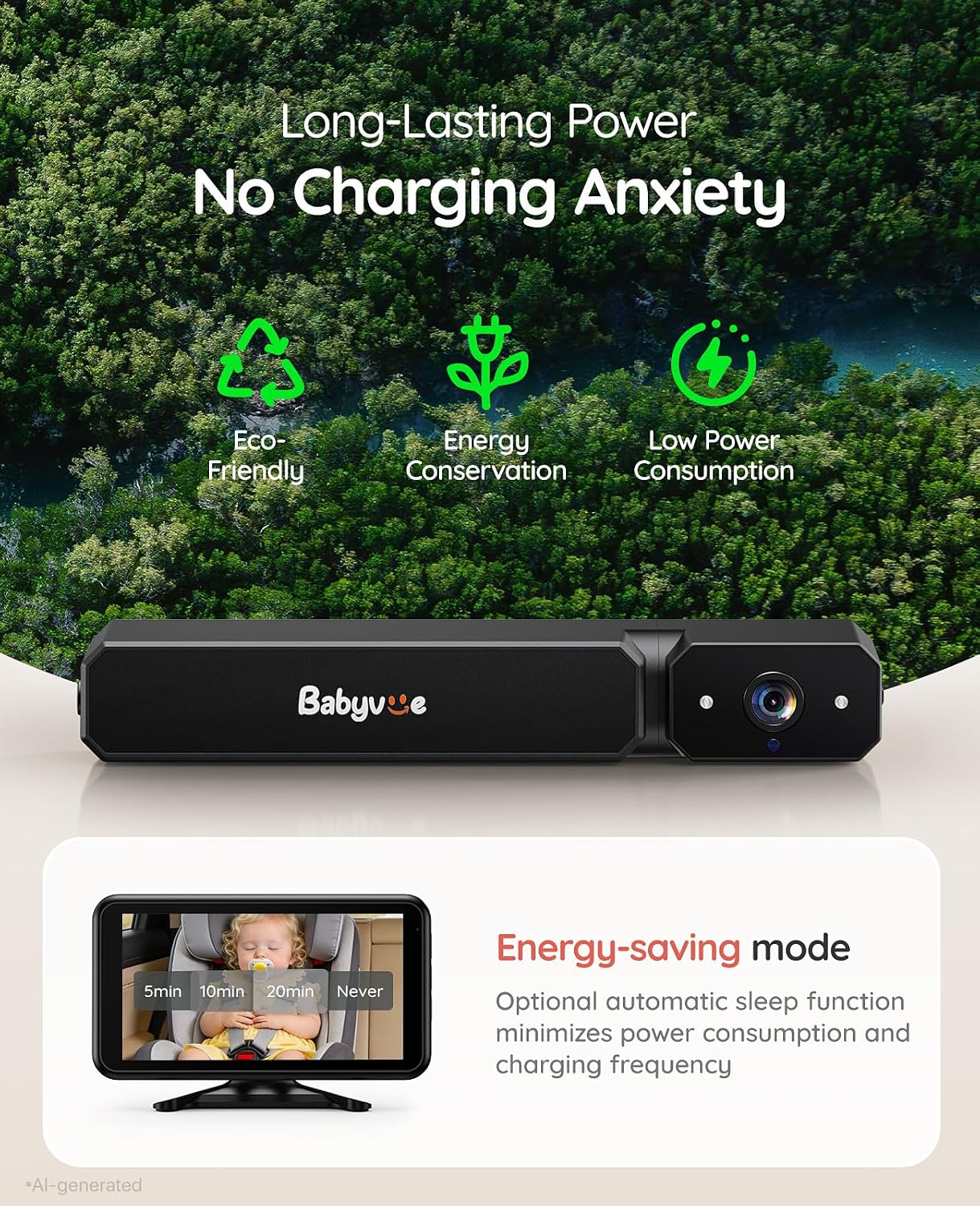 Thumbnail 6 de Babyvue Dual Baby Car Camera, 5.2-Inch Display