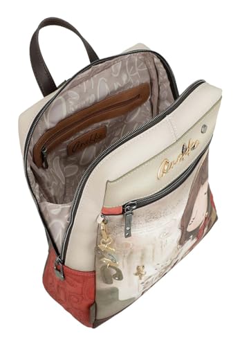 Detalle de Anekke Mochila Muse: viaje visual a la Grecia clásica con estilo moderno
