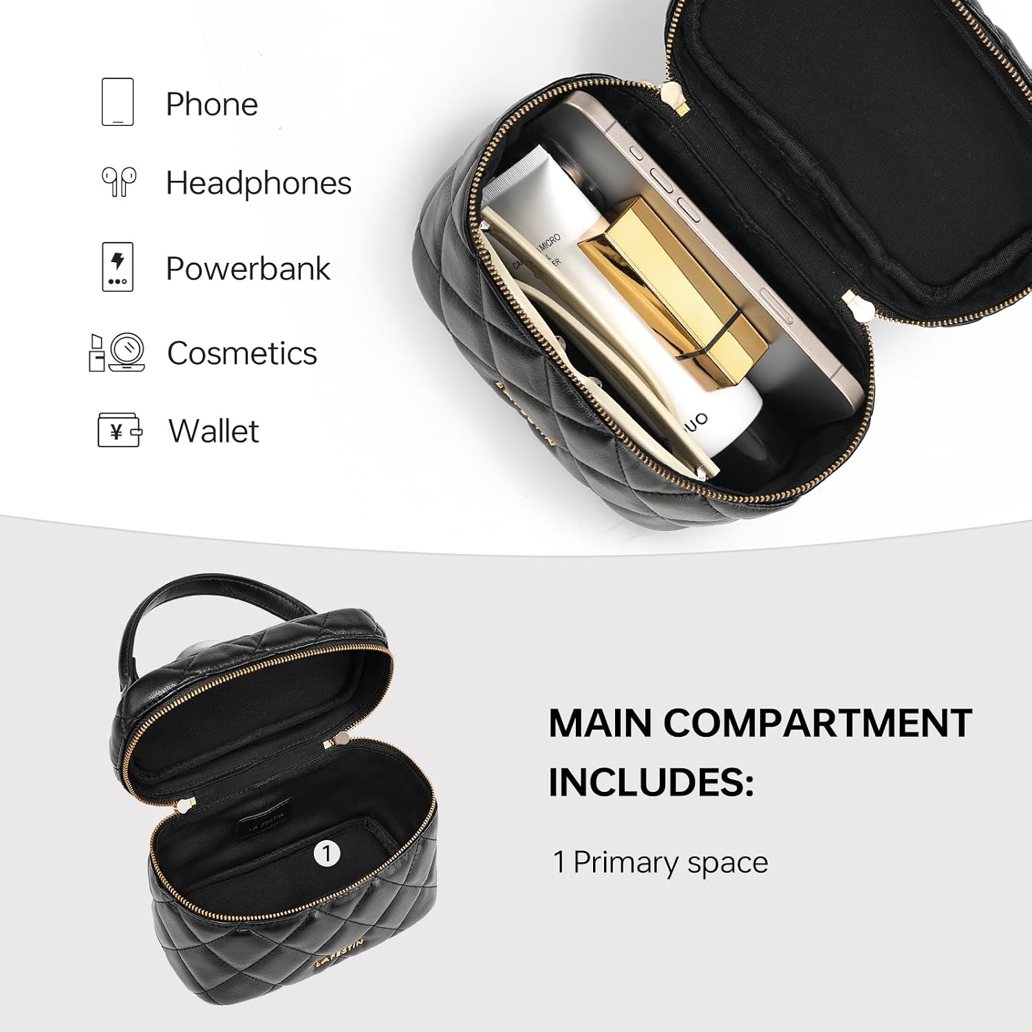 Thumbnail 6 de LA FESTIN Handbag in Genuine Leather