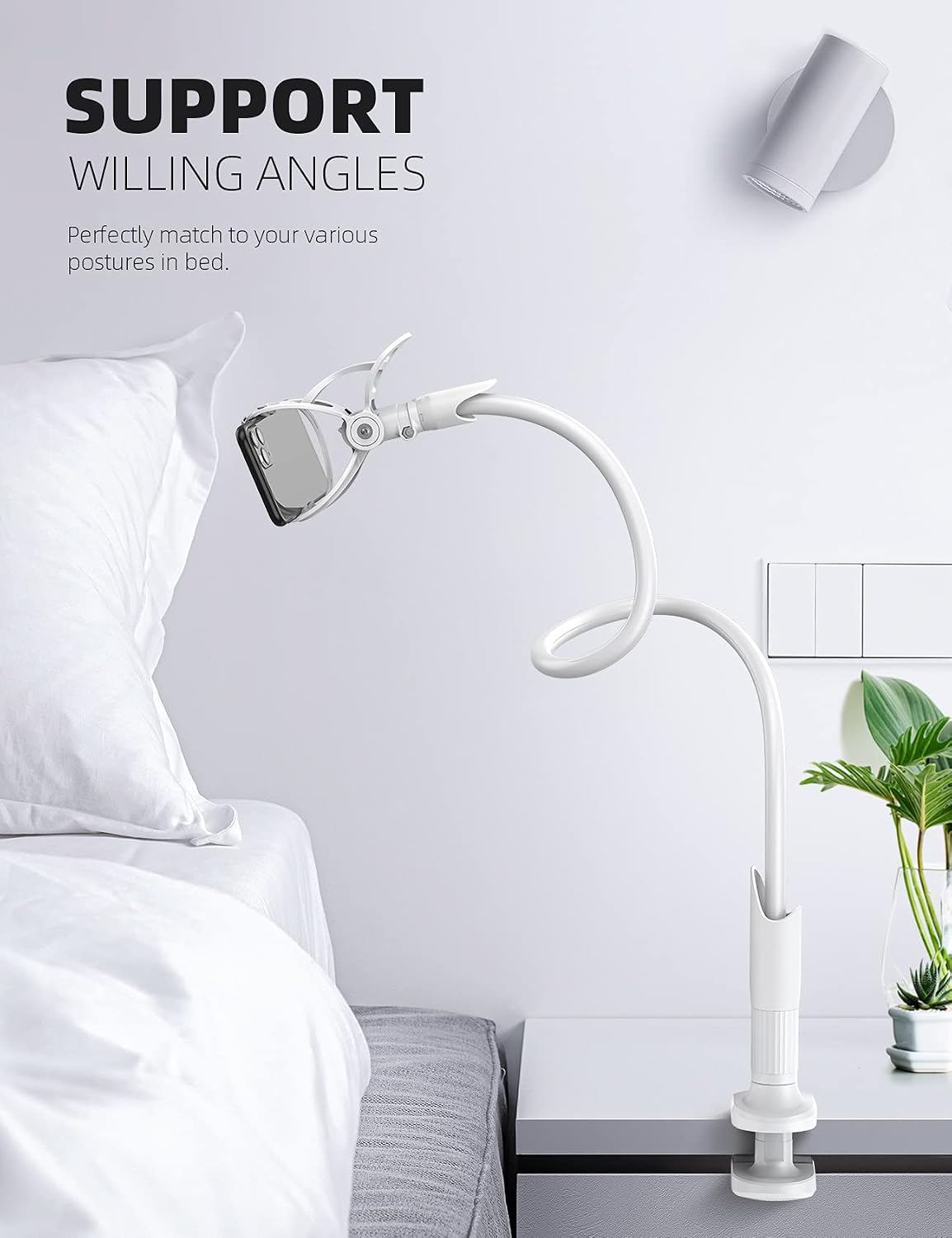 Detalle 2 de Lamicall Phone Holder for 4–7-Inch Smartphones