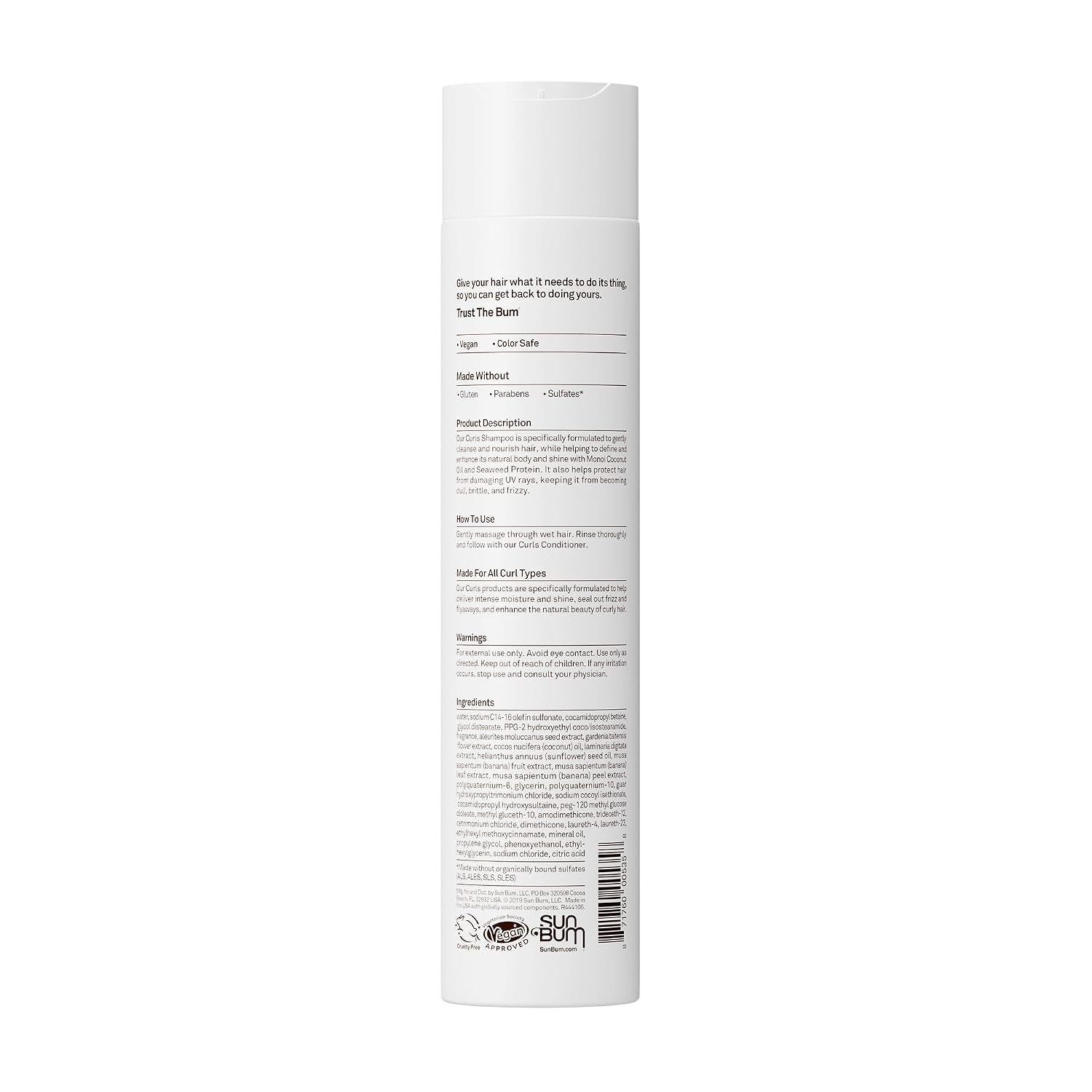Thumbnail 6 de Sun Bum Curls Shampoo 10 oz moisturizing curl cleanser