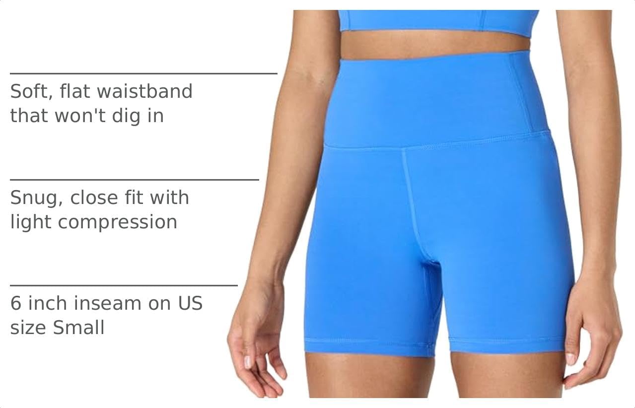Detalle de Amazon Essentials Women's Active FormFlex Buttery Soft High Waist Yoga Biker Shorts