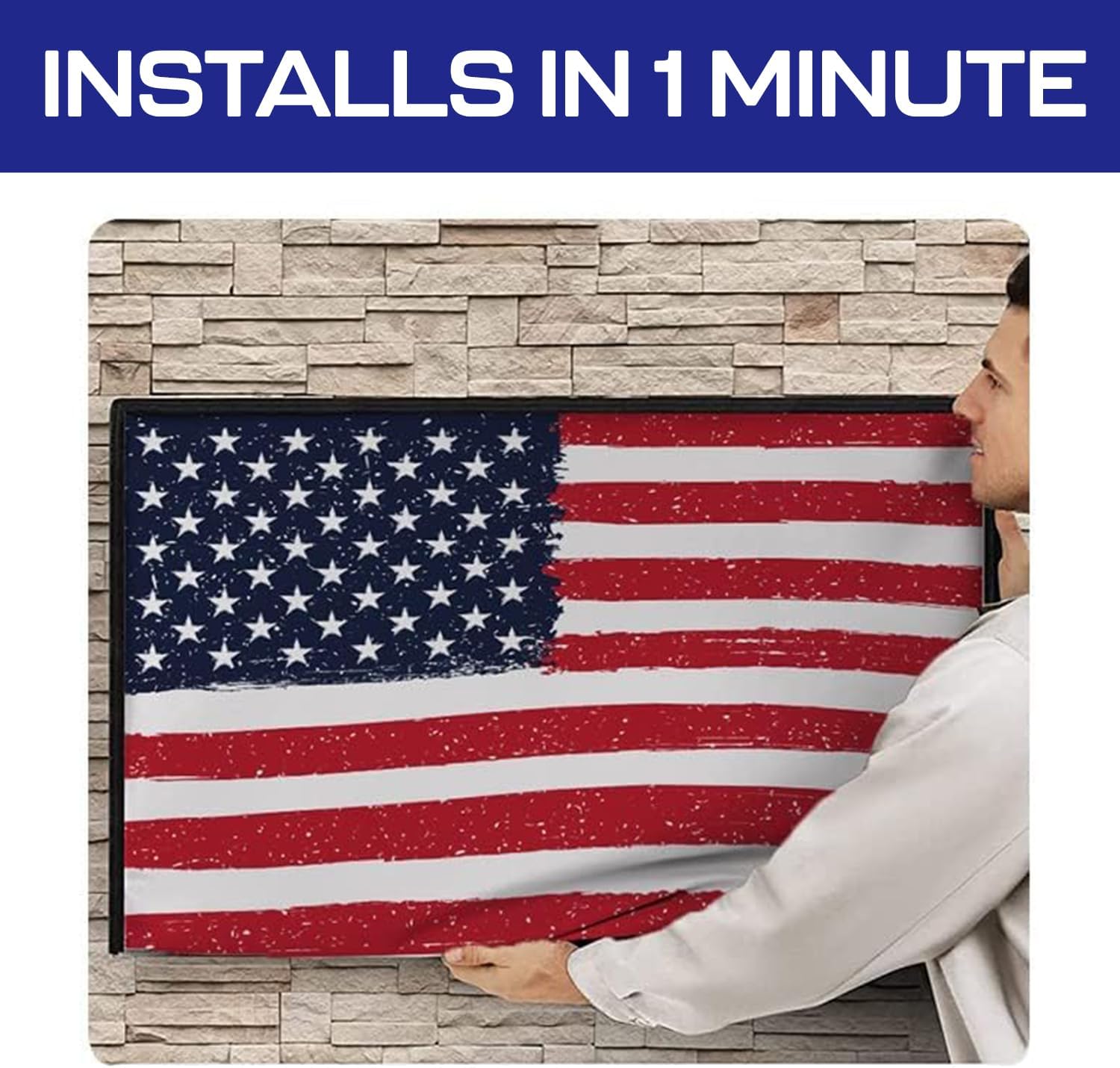 Thumbnail 3 de Outdoor TV Cover 55 Inch Weatherproof & Waterproof TV Cover for Outdoor Enclosures