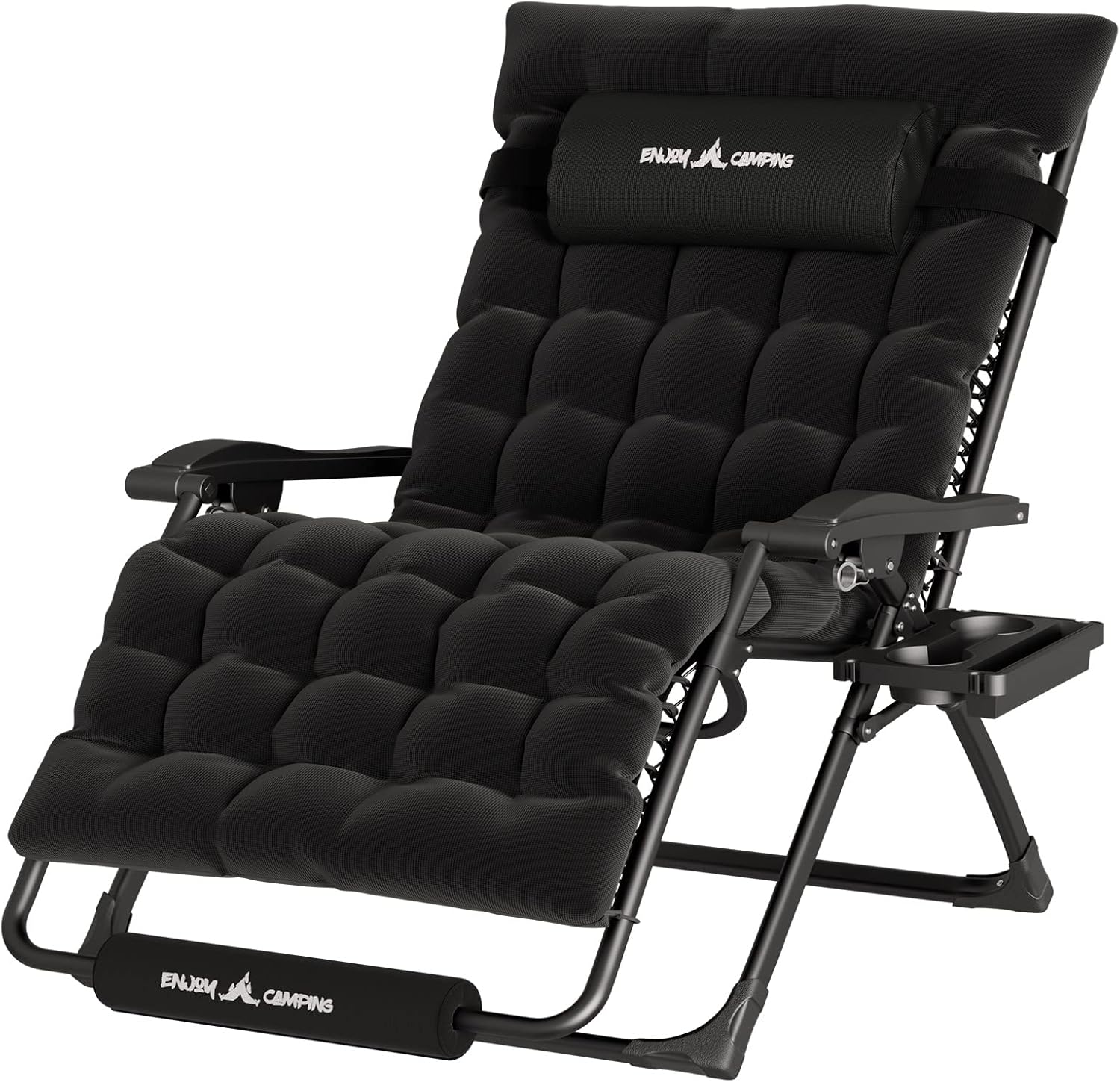 Detalle de UDPATIO XXL Zero Gravity Chair with Cushion, 33-Inch Folding Recliner