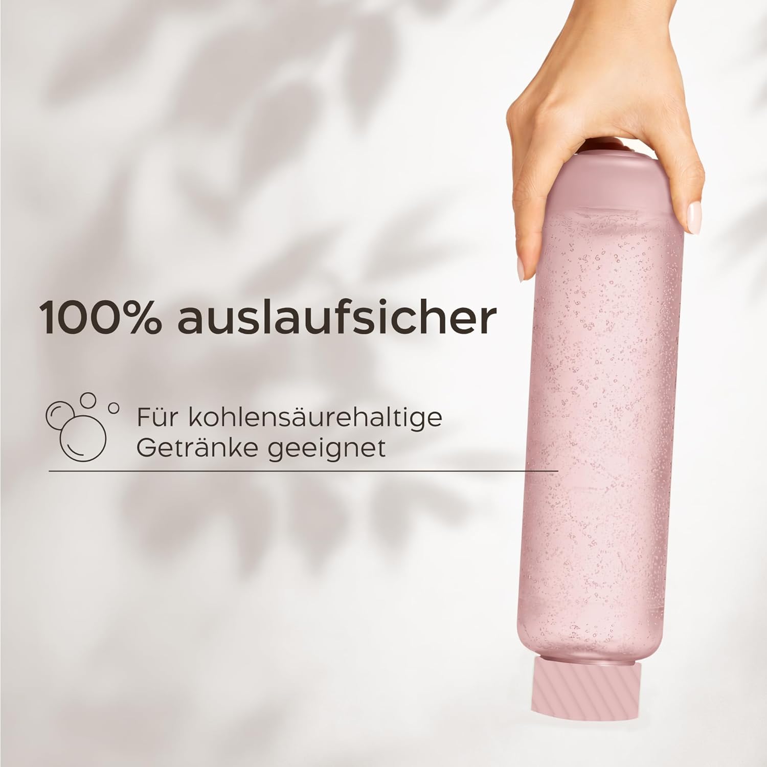 Thumbnail 4 de Twinzee Trinkflasche 1L – Kohlensäuregeeignet, auslaufsicher, BPA-frei, spülmaschinenfest (Rosa)