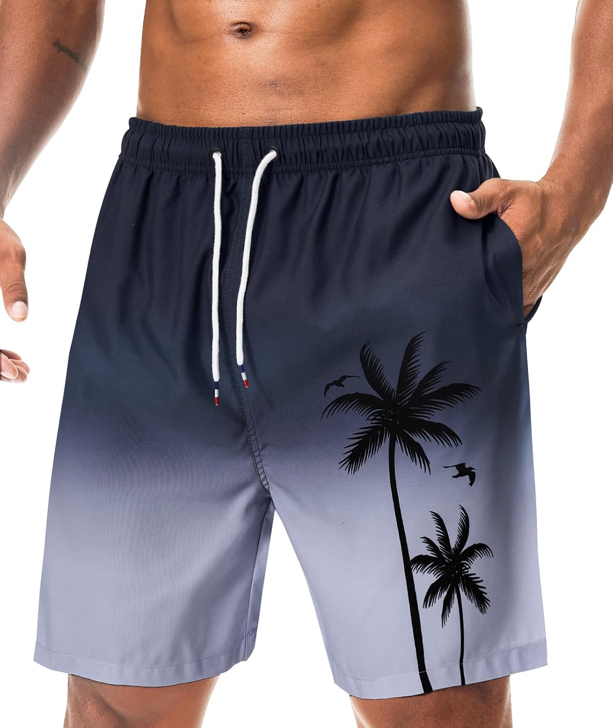 Thumbnail 6 de Danfiki Pantaloncini da bagno uomo Stampa Hawaiana 🌊