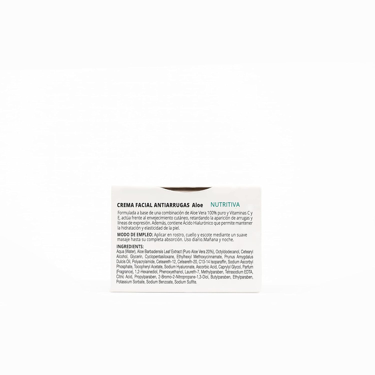 Detalle de Refill Facial ANTIARRUGAS Aloe 50ml – zuverlässige Hautpflege im Arbeitsalltag