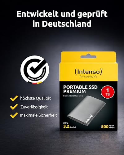 Thumbnail 7 de Intenso External SSD 1TB Premium Edition Antracita