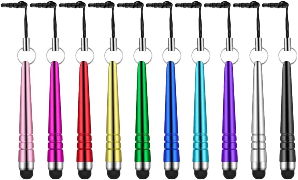 Detalle de UKCOCO Baseball Bat Capacitive Stylus Pens – 40 Pack in 10 Bright Colours