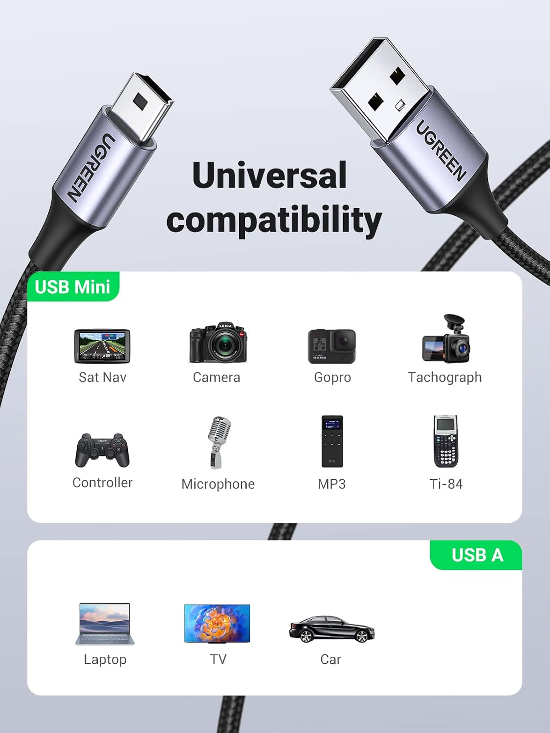 Thumbnail 6 de UGREEN Mini USB to Mini B Cable 2M