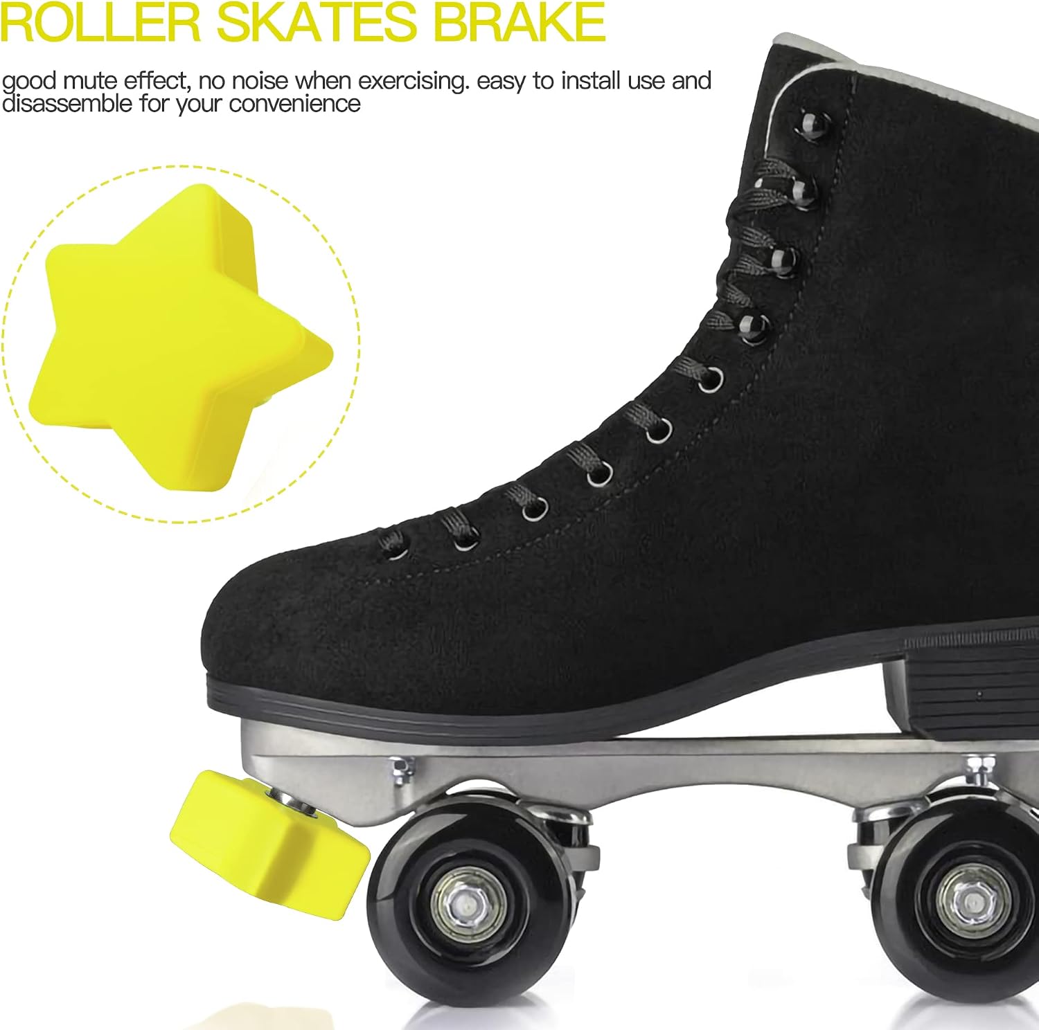 Detalle de TUCANA roller skate toe stop 85A