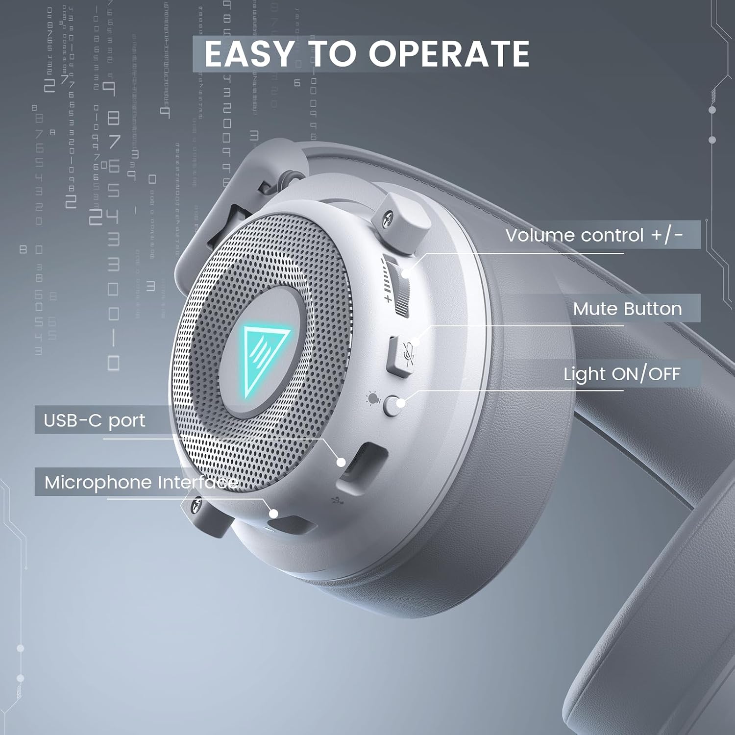 Thumbnail 5 de EKSA E900 Pro Gaming Headset mit 50 mm
