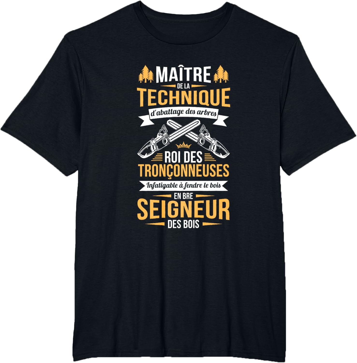 Thumbnail 4 de T-shirt tronçonneuse Rigolo Bûcheron