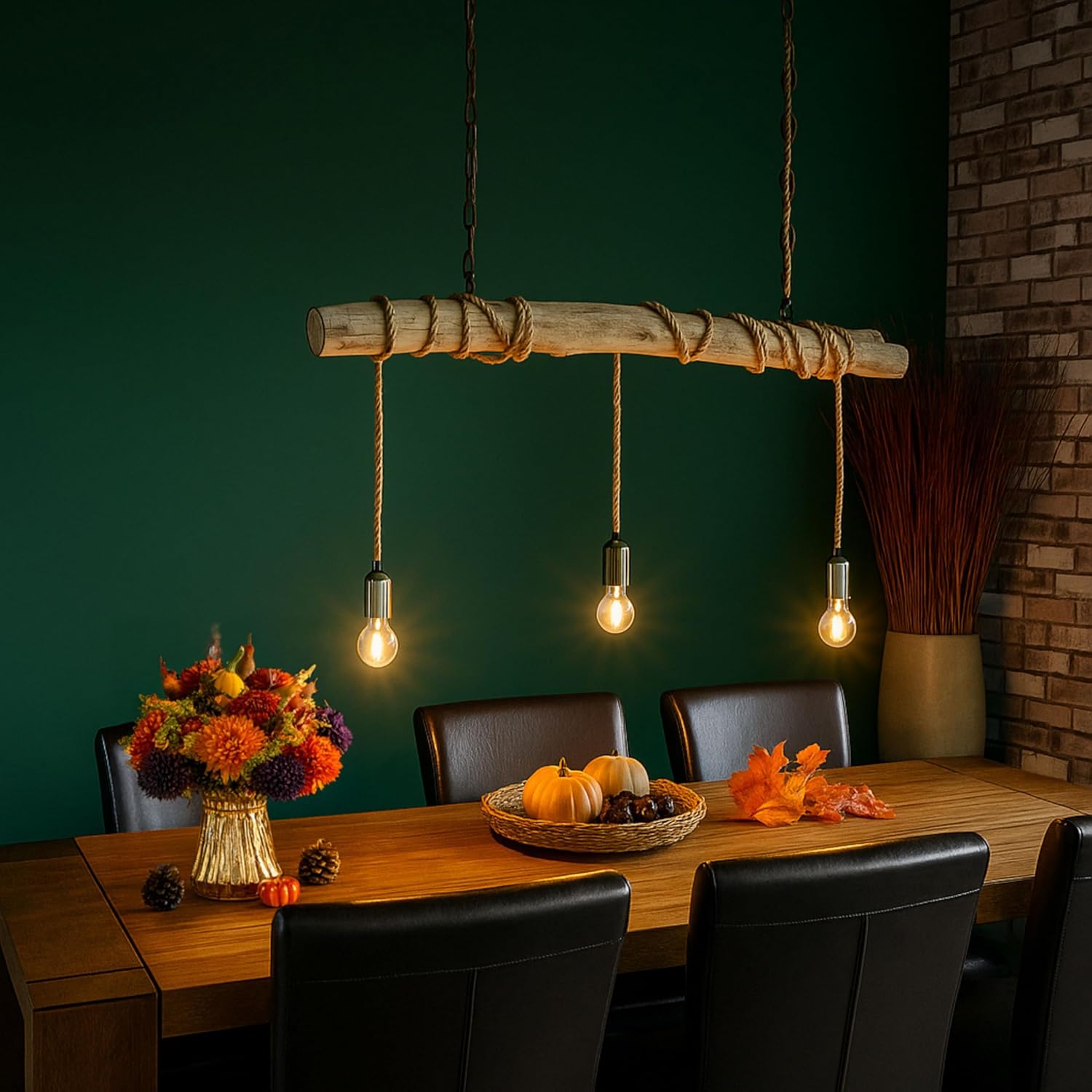 Thumbnail 3 de smartect Textilkabel Jute, Vintage Lampenkabel aus Stoff (50 Meter) – 3-adrig, 3 x 0,75 mm²