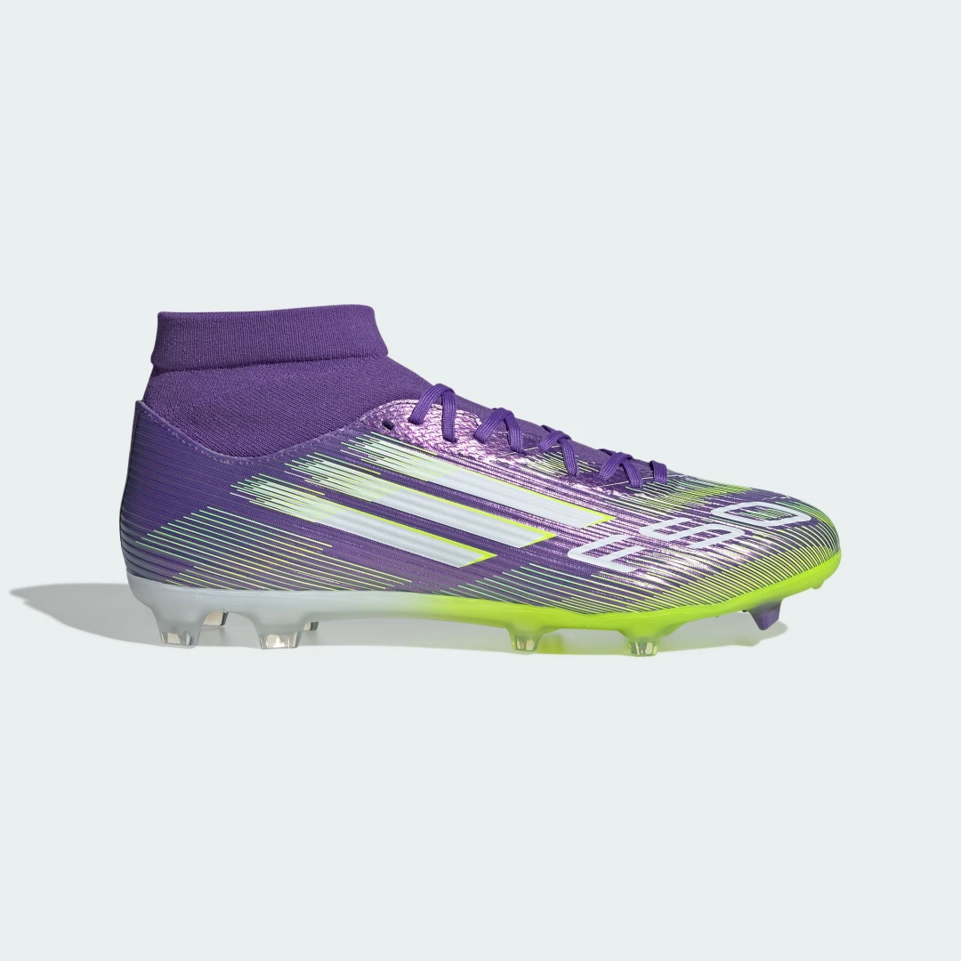 Detalle 2 de Bota de fútbol Adidas F50 League Mid para césped natural seco y multisuperficie