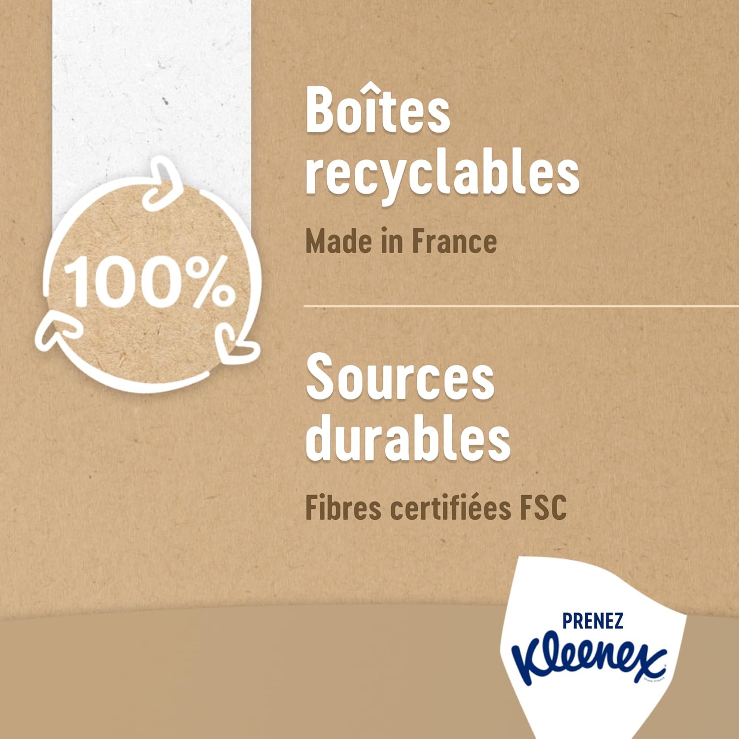 Thumbnail 6 de KLEENEX Mouchoirs boîte Ultra-soft – pack 24 boîtes de 64 mouchoirs, douceur et fil d’âme française