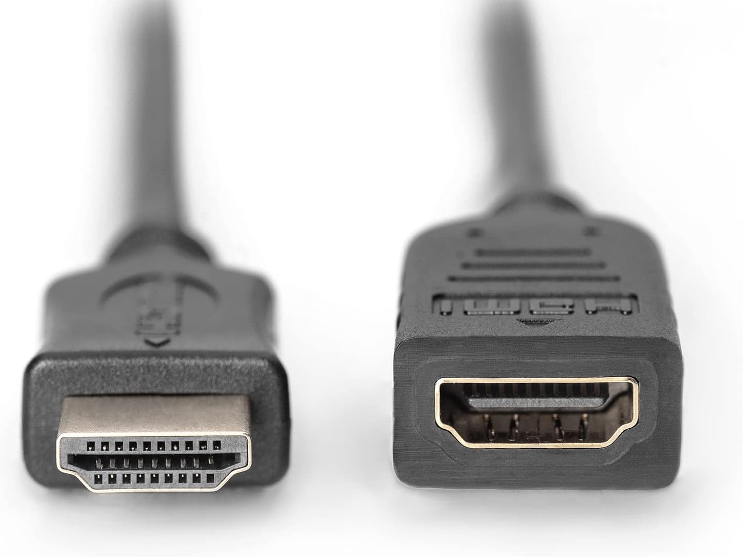 Thumbnail 3 de DIGITUS Câble d’extension HDMI 5 m avec canal Ethernet – Ultra HD 4K/30 Hz, mâle vers femelle, contacts plaqués or