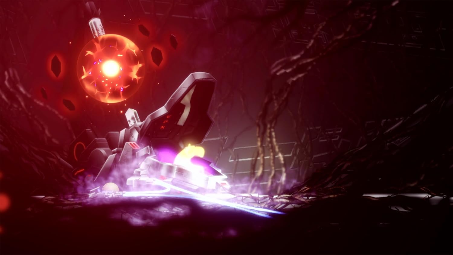 Detalle de Shadow Labyrinth PS5, platform 2D d’azione in stile rivisitazione di Pac-Man
