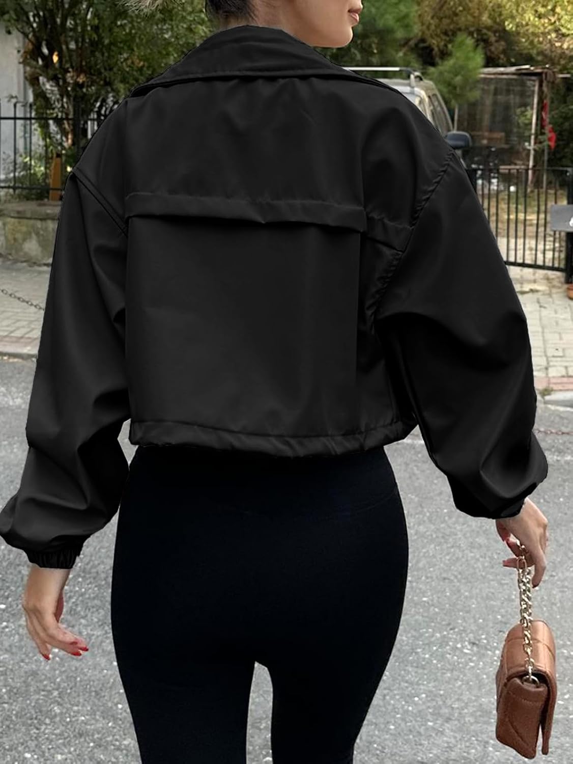 Detalle 1 de Tankaneo Cropped Zip-Up Jacket