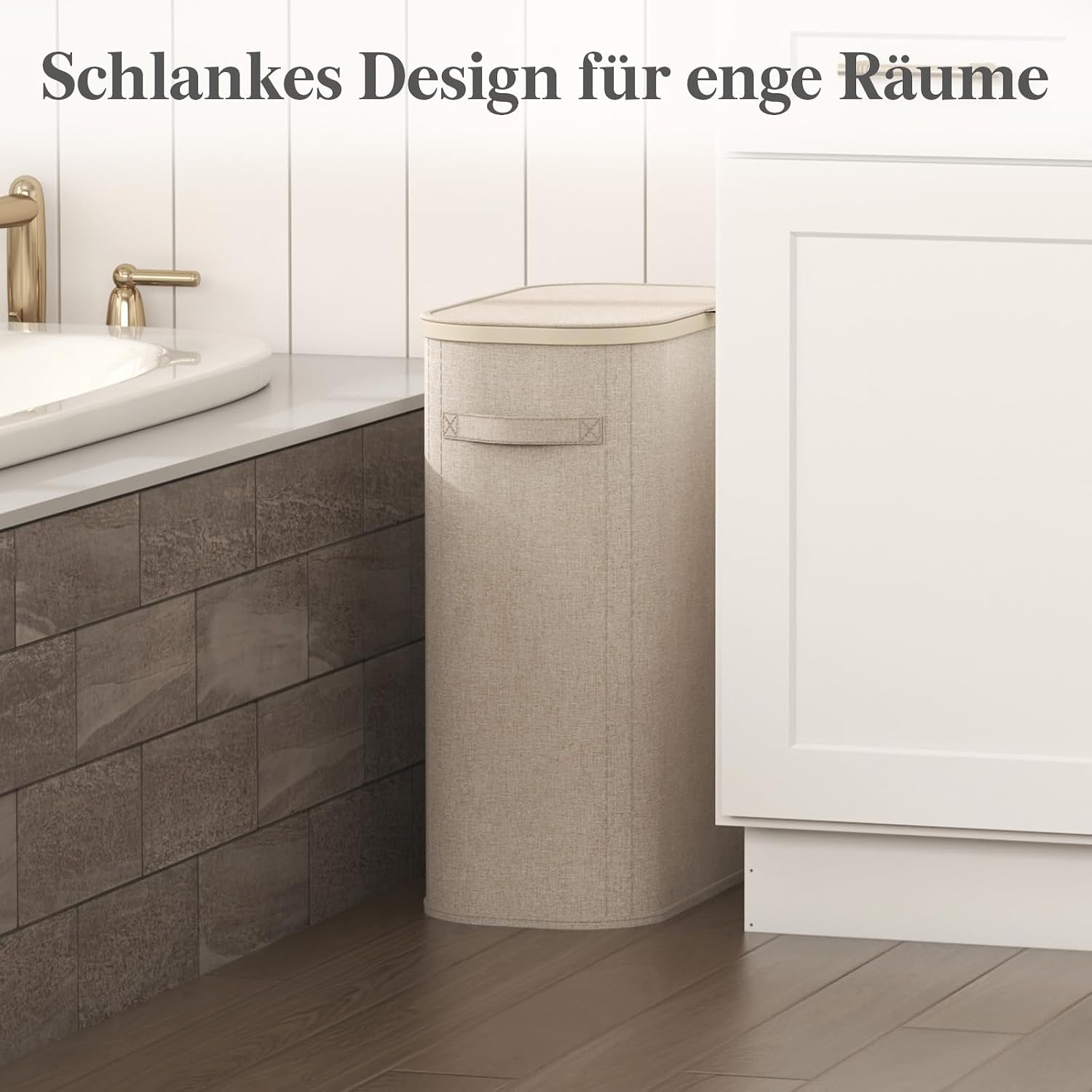 Detalle 2 de Lifewit Schmal Wäschekorb 55L